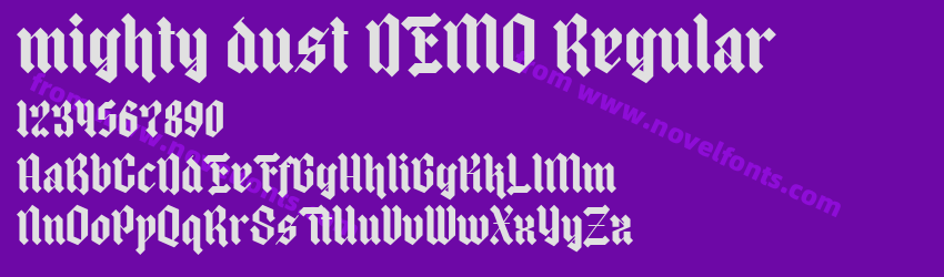 mighty dust DEMO RegularPreview mighty dust DEMO RegularPreview