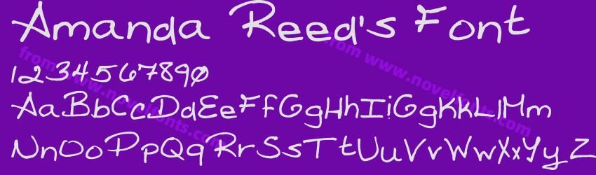 Amanda Reed's FontPreview