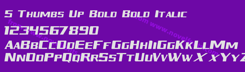 5 Thumbs Up Bold Bold ItalicPreview 5 Thumbs Up Bold Bold ItalicPreview