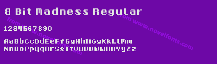 8 Bit Madness RegularPreview 8 Bit Madness RegularPreview