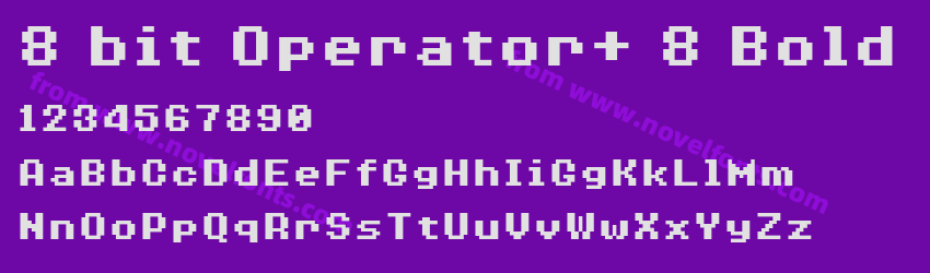 8 bit Operator+ 8 BoldPreview 8 bit Operator+ 8 BoldPreview