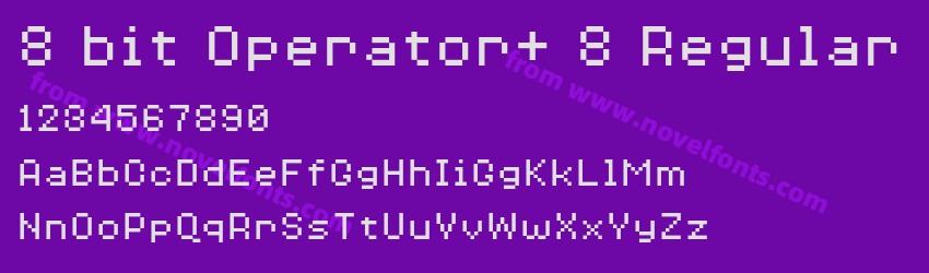 8 bit Operator+ 8 RegularPreview 8 bit Operator+ 8 RegularPreview