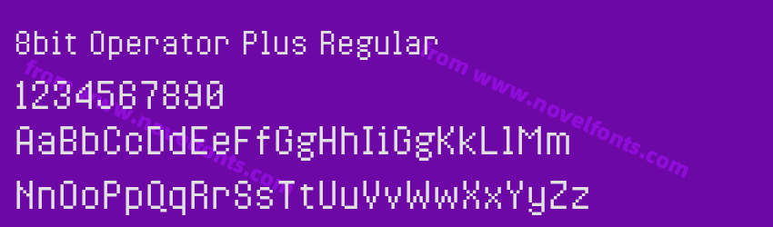 8bit Operator Plus RegularPreview 8bit Operator Plus RegularPreview
