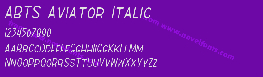 ABTS Aviator ItalicPreview ABTS Aviator ItalicPreview