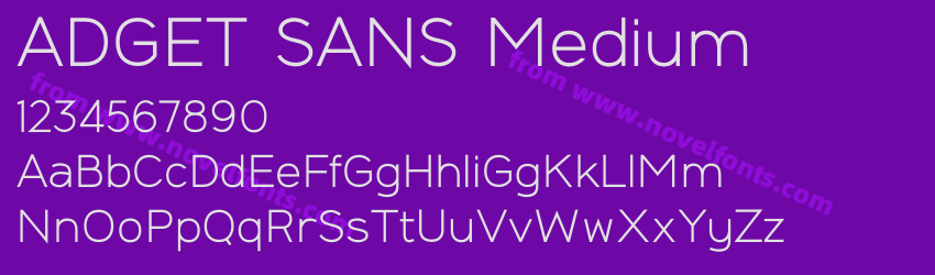 ADGET SANS MediumPreview ADGET SANS MediumPreview