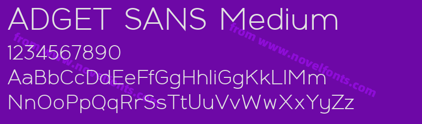 ADGET SANS MediumPreview ADGET SANS MediumPreview
