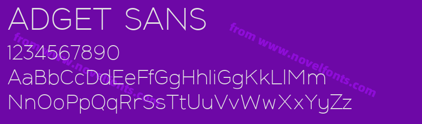ADGET SANSPreview
