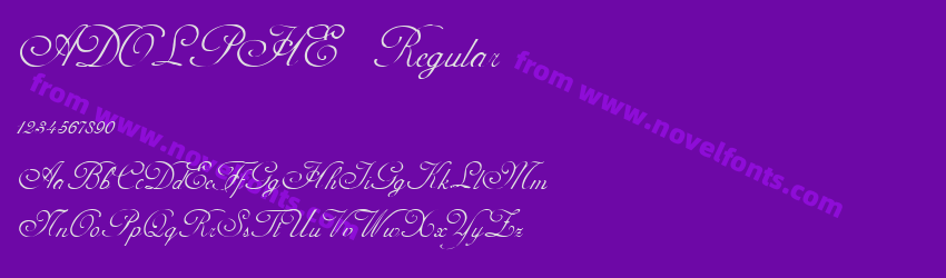 ADOLPHE RegularPreview ADOLPHE RegularPreview