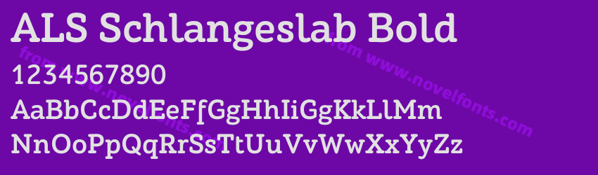 ALS Schlangeslab BoldPreview