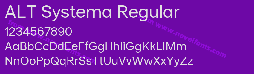 ALT Systema RegularPreview ALT Systema RegularPreview