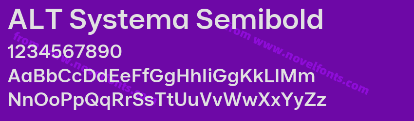 ALT Systema SemiboldPreview ALT Systema SemiboldPreview