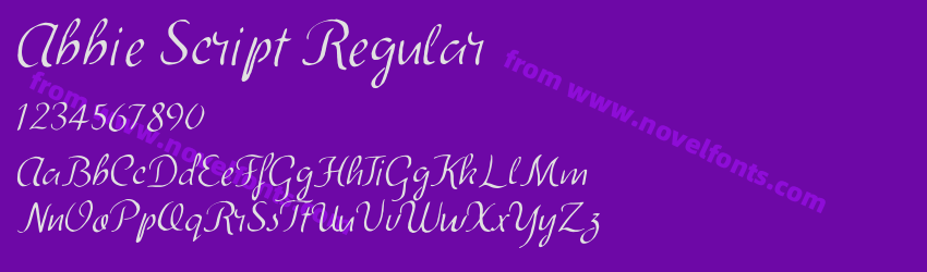 Abbie Script RegularPreview Abbie Script RegularPreview