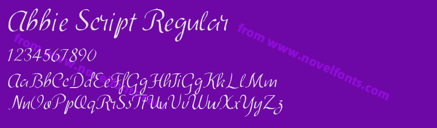 Abbie Script RegularPreview Abbie Script RegularPreview