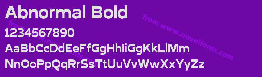 Abnormal BoldPreview Abnormal BoldPreview