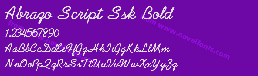 Abrazo Script Ssk BoldPreview Abrazo Script Ssk BoldPreview