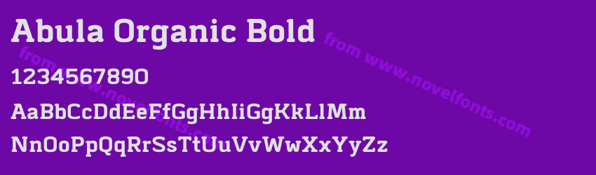 Abula Organic BoldPreview Abula Organic BoldPreview