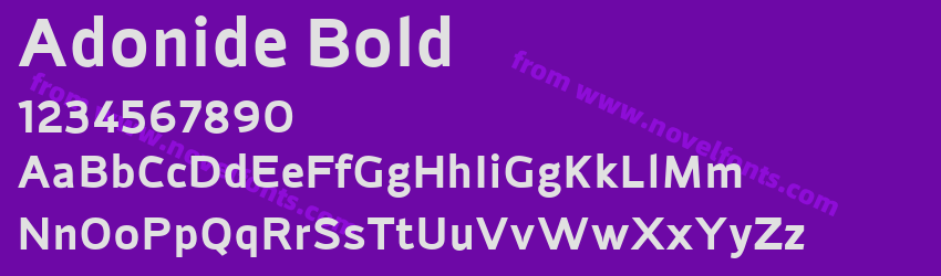 Adonide BoldPreview Adonide BoldPreview