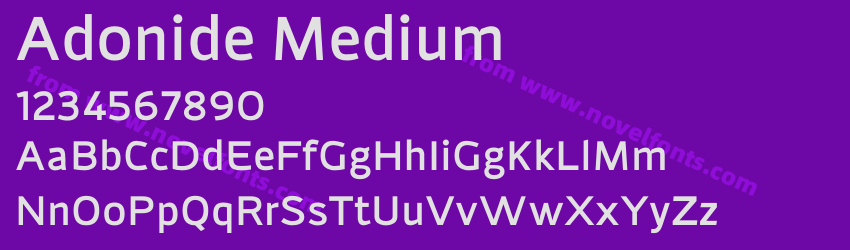 Adonide MediumPreview Adonide MediumPreview
