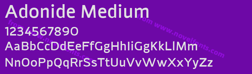 Adonide MediumPreview Adonide MediumPreview