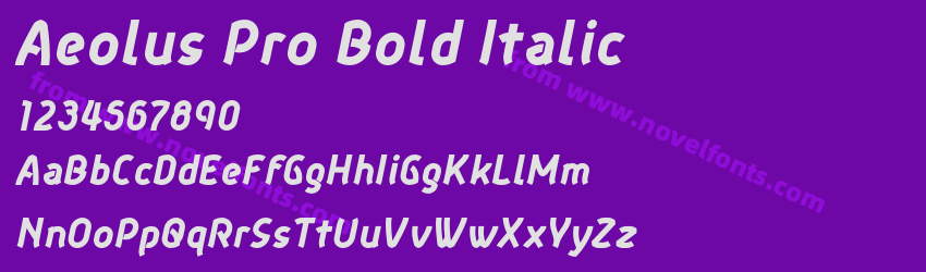 Aeolus Pro Bold ItalicPreview Aeolus Pro Bold ItalicPreview