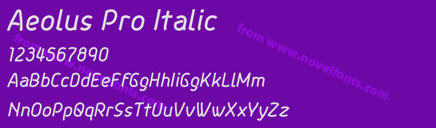 Aeolus Pro ItalicPreview Aeolus Pro ItalicPreview