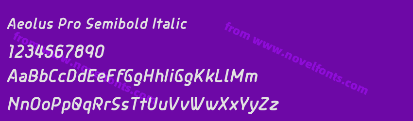 Aeolus Pro Semibold ItalicPreview Aeolus Pro Semibold ItalicPreview
