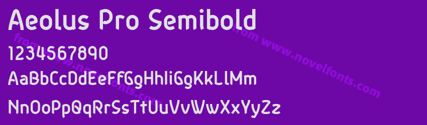 Aeolus Pro SemiboldPreview Aeolus Pro SemiboldPreview