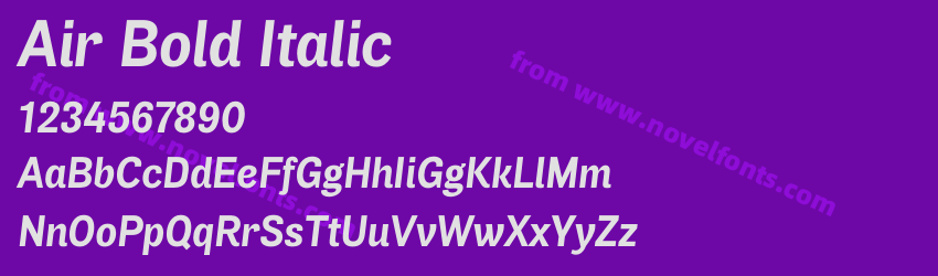 Air Bold ItalicPreview Air Bold ItalicPreview