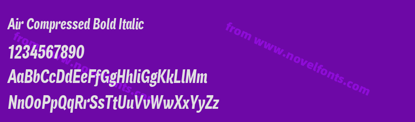 Air Compressed Bold ItalicPreview Air Compressed Bold ItalicPreview