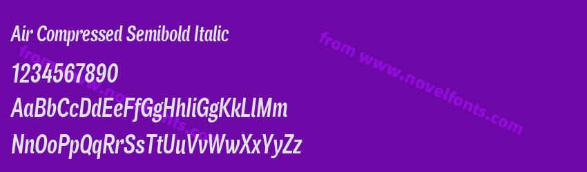 Air Compressed Semibold ItalicPreview Air Compressed Semibold ItalicPreview