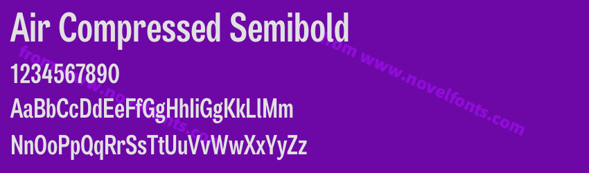 Air Compressed SemiboldPreview Air Compressed SemiboldPreview