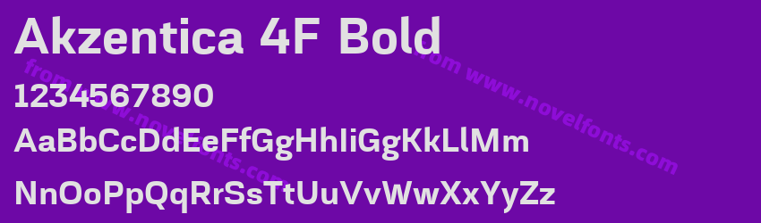 Akzentica 4F BoldPreview Akzentica 4F BoldPreview