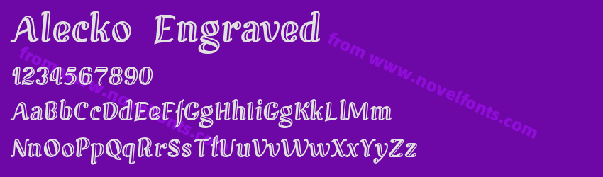 Alecko EngravedPreview Alecko EngravedPreview