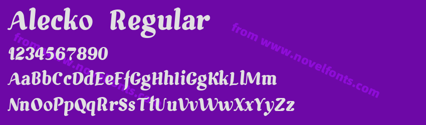 Alecko RegularPreview Alecko RegularPreview
