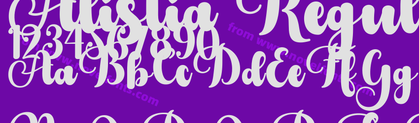 Alistia RegularPreview Alistia RegularPreview