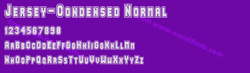 Jersey-Condensed NormalPreview