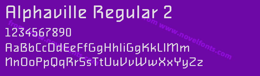 Alphaville Regular 2Preview Alphaville Regular 2Preview