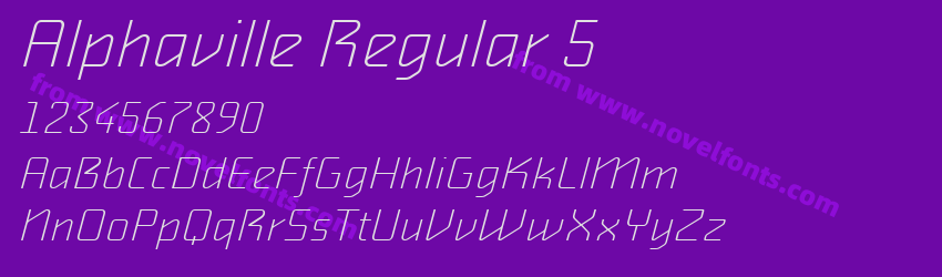 Alphaville Regular 5Preview Alphaville Regular 5Preview