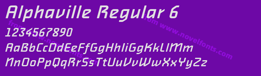 Alphaville Regular 6Preview Alphaville Regular 6Preview