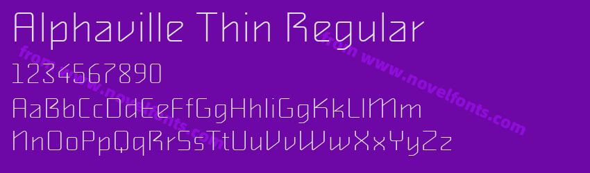 Alphaville Thin RegularPreview Alphaville Thin RegularPreview