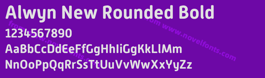 Alwyn New Rounded BoldPreview Alwyn New Rounded BoldPreview