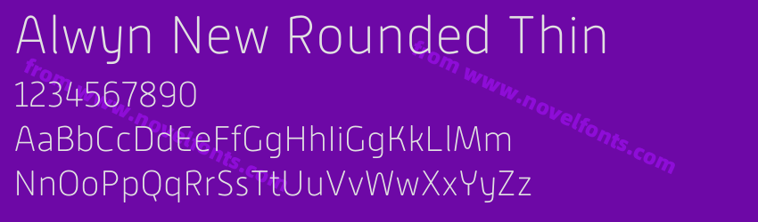 Alwyn New Rounded ThinPreview Alwyn New Rounded ThinPreview
