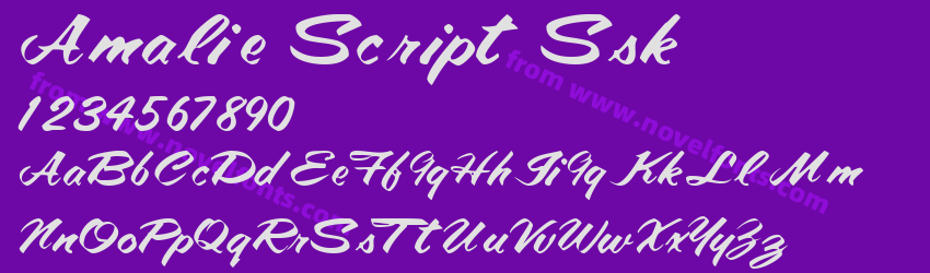 Amalie Script SskPreview Amalie Script SskPreview
