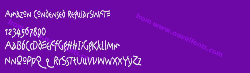 Amazon Condensed RegularSWFTEPreview Amazon Condensed RegularSWFTEPreview