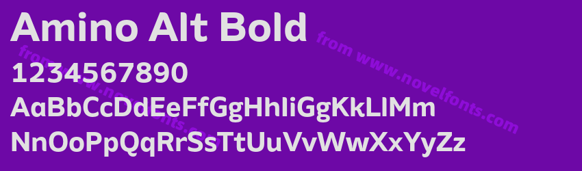 Amino Alt BoldPreview Amino Alt BoldPreview