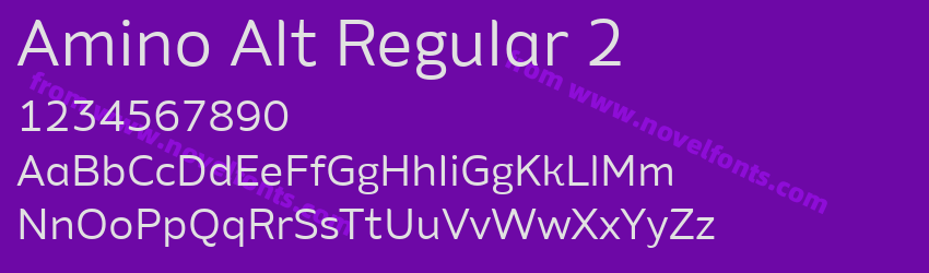Amino Alt Regular 2Preview Amino Alt Regular 2Preview
