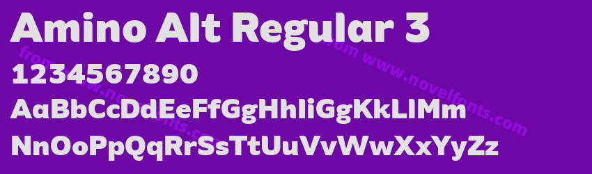Amino Alt Regular 3Preview Amino Alt Regular 3Preview
