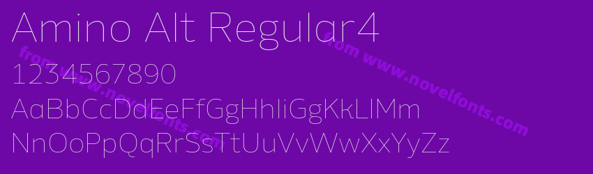 Amino Alt Regular4Preview Amino Alt Regular4Preview