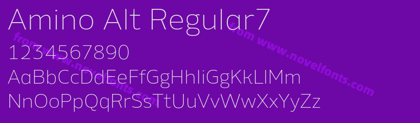 Amino Alt Regular7Preview Amino Alt Regular7Preview