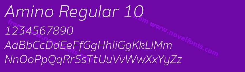 Amino Regular 10Preview Amino Regular 10Preview